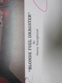 "Blonde Fuel Dragster" - By Kenny Youngblood - Sig ...