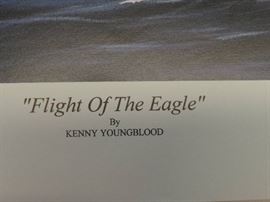 "Flight Of The Eagle" Signed by Kenny Youndblood a ...