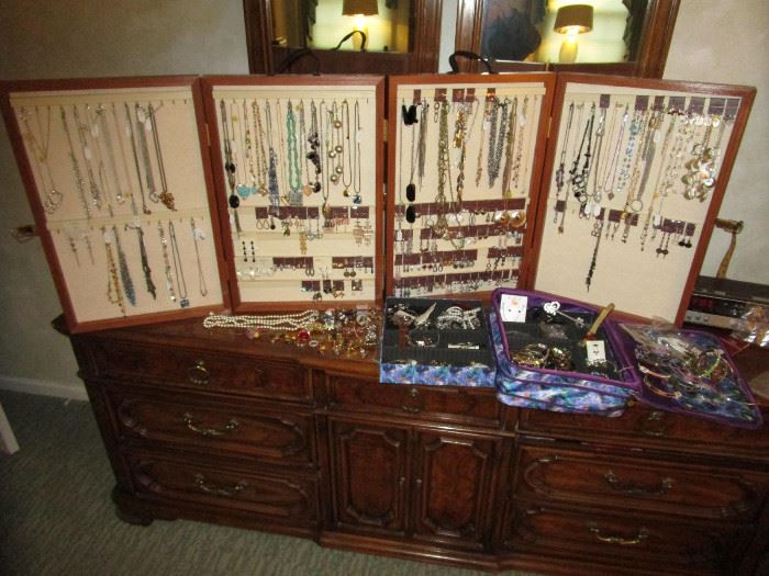 LOADS OF CUSTOM AND STERLING JEWELRY