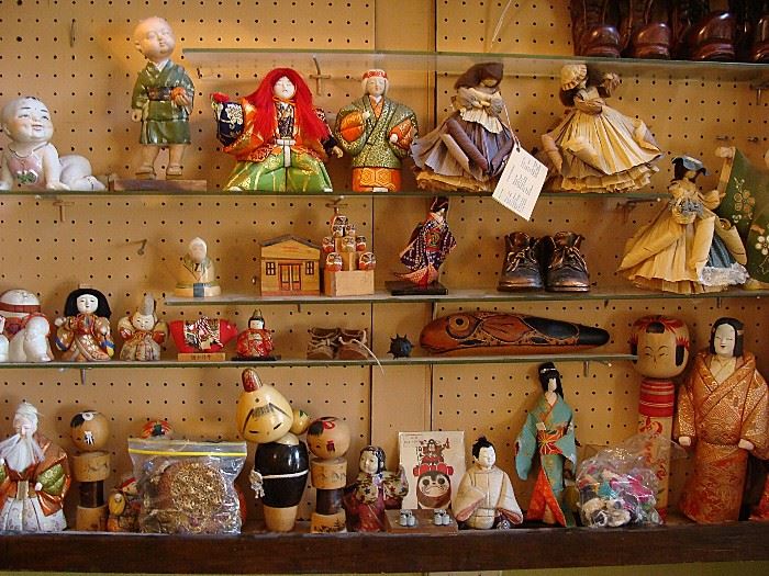 Assortment of Japanese Figurines