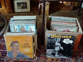 part of a large assortment of vintage LP records