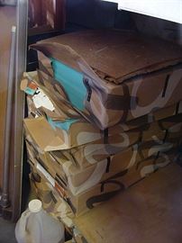 loads of paper goods