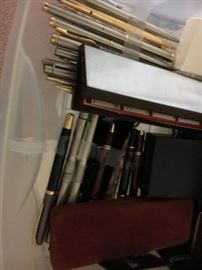 Large selection of writing instruments