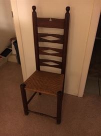 Nice chair with woven seat