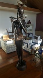 Beautiful bronze about 3 feet tall... beautiful and she wants to be added to your collection.