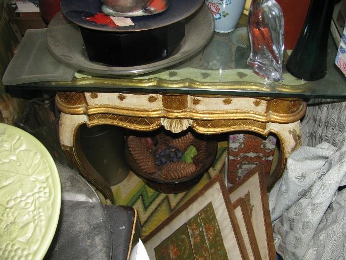 italian gilt table 