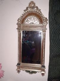 great small gilded mirror