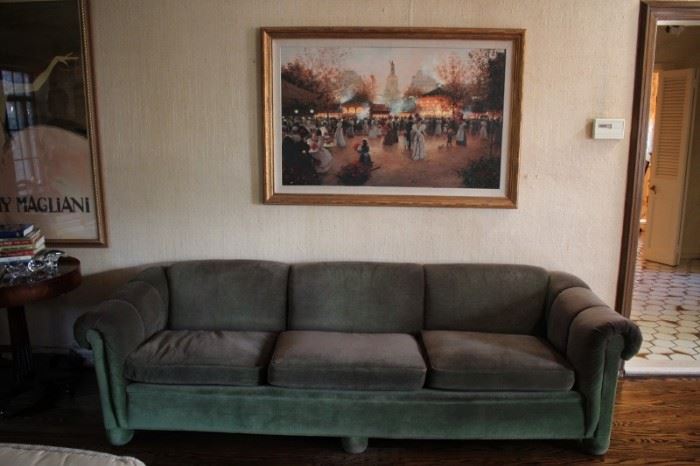 Sofa and Large Painting