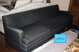 Cool Linen Mid-Century Sofa