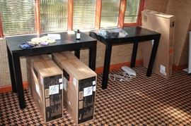 Pair of Parsons Style Tables