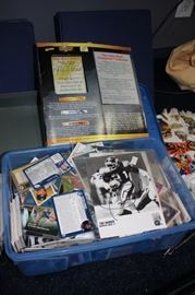 Signed Sports Photo and Baseball Cards