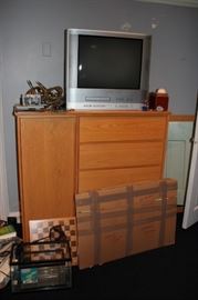 Armoire and TV and more