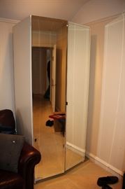 Mirrored Standing Closet