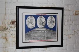 1955 Brooklyn world Series Poster - Pitchers - Signed