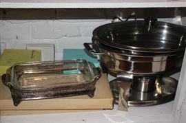 Casserole and Tray and Covered Pan