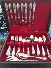 Full Set of Flat Ware from Japan. Good condition. in Box