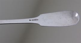 13 loth German silver (.813 silver),  A. Buder silversmith