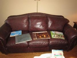 Leather sofa