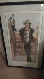 Signed limited edition Richard Petty  print by Roger Thomas
