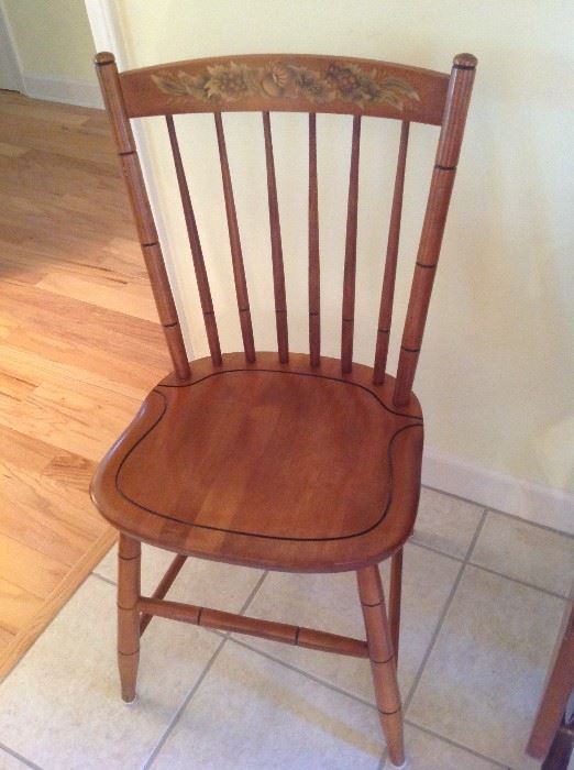 Set of (4) Antique painted chairs $ 110.00