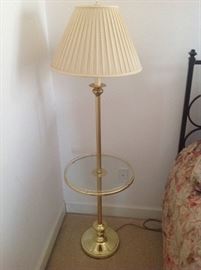 Glass Top Table / Lamp  $ 40.00