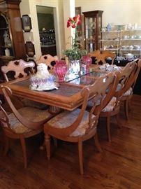 Dining table and chairs