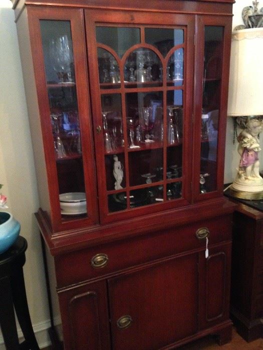 China cabinet- great display and storage areas
