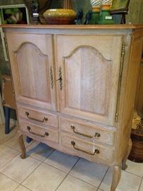 French Country storage armoire/cabinet