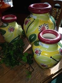 Decorative jars/vases