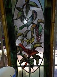 Bird stain glass