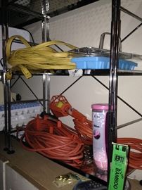 Cords and other garage items