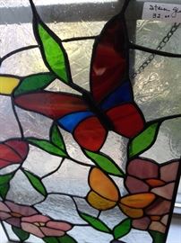 Butterfly stain glass