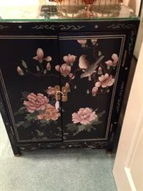 Black 2-door Asian chest