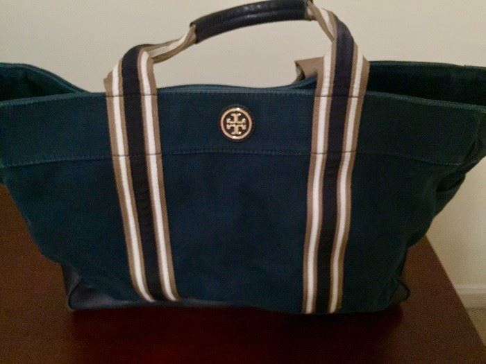 Tory Burch computer tote.