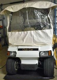 Club Car Golf Cart  With Custom Cover