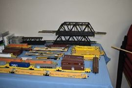 Train Bridge and Buildings