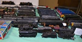 Train Engines and Coal Cars