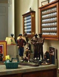 Golf Figurines, Book End