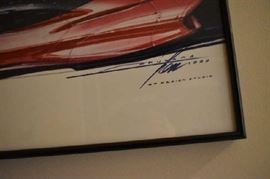 Signature on Auto Art