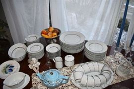 Tea Pot, China, Stainless Fruit Dish, Nao Daisa Ballerina Figurine 