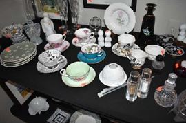 Cups and Saucers, Cruet, Perfumes, Cruets, S & P More
