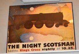 The Night Scotsman Leave Kings Cross nightly Train  