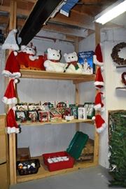 Christmas bears and bulbs