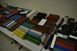 Train cars in colors