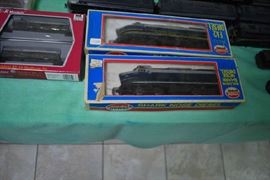 Train Engines in Boxes