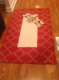 Dragonfly area rug $ 60.00