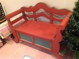 Vintage Storage Bench $ 120.00