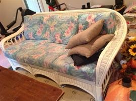 Wicker Sofa $ 120.00