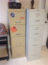 4 Drawer File Cabinets $ 50.00 each