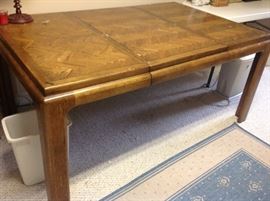 Solid wood conference style table - $ 80.00